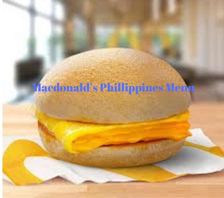 McDonald’s Philippines Menu Prices